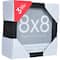 12 Pack: 3 ct. (36 total) Black 8" x 8" Display Cases, Fundamentals by Studio Décor®